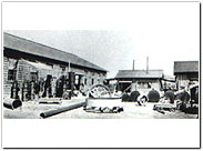 The factory and products at the time of establishment